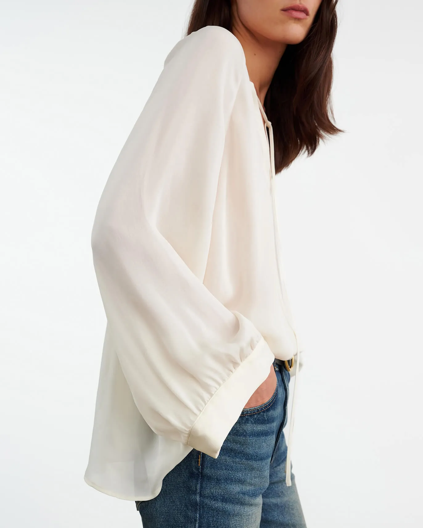 ACADIA SILK BLOUSE