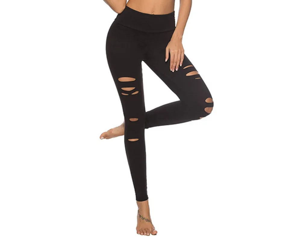 Activewear Ripped Leggings