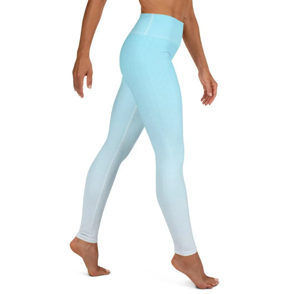 Arctic Ice Ombre High Waist Leggings