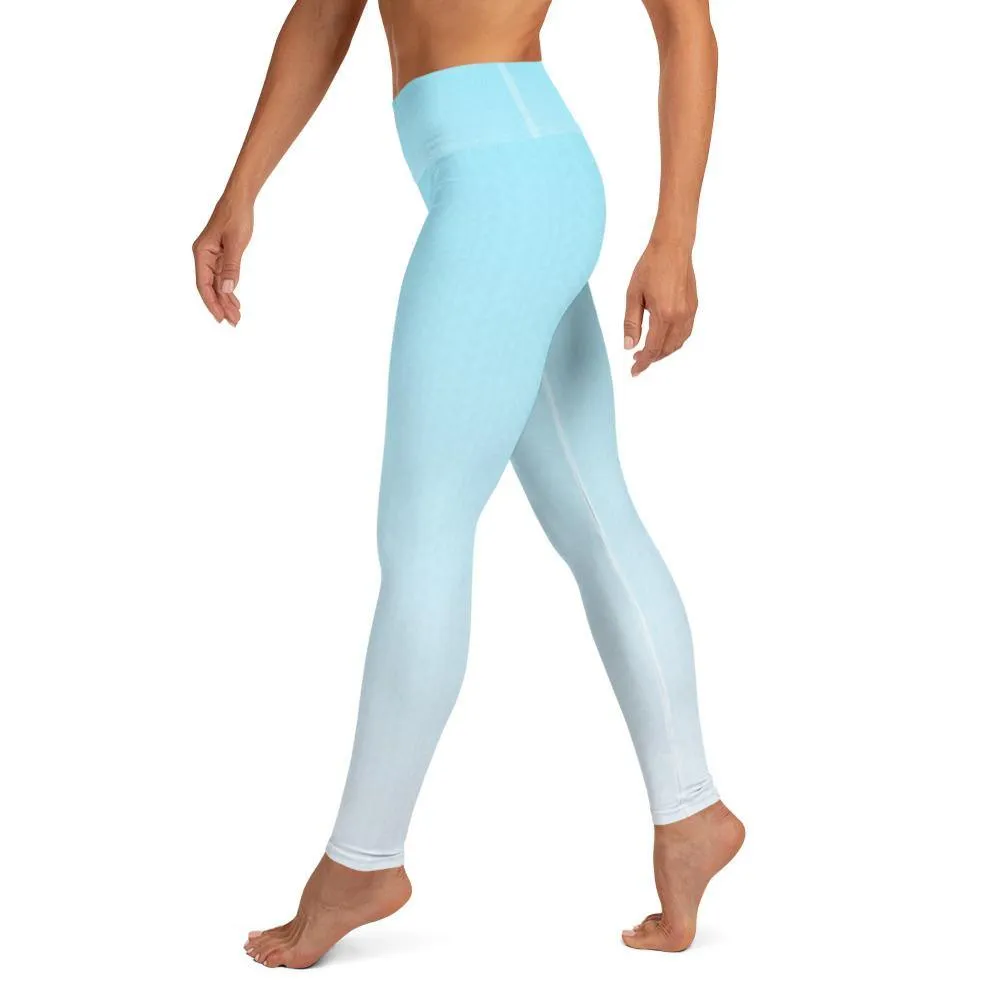 Arctic Ice Ombre High Waist Leggings