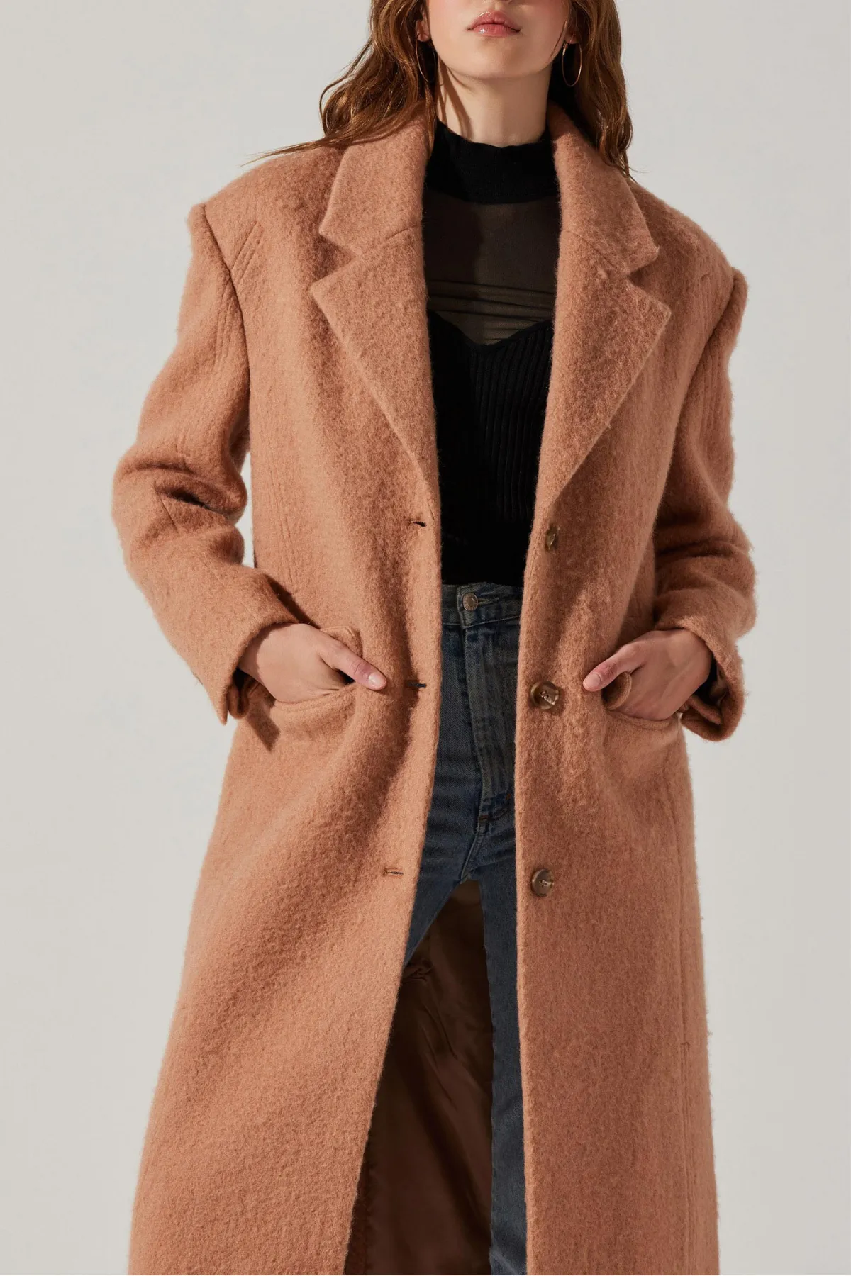 ASTR THE LABEL - ETTA WOOL BLEND COAT