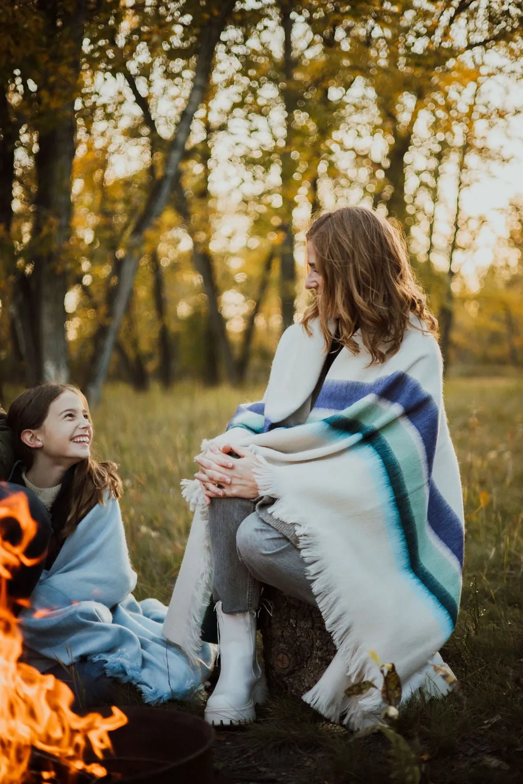 Aurora Brushed Alpaca Throw Blanket