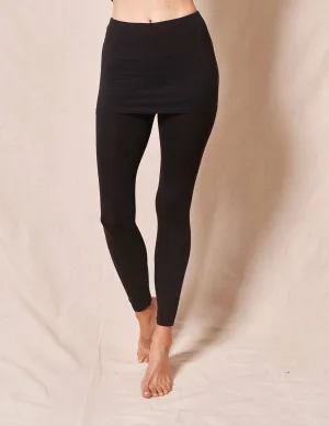 Bamboo Leggings with Skirt