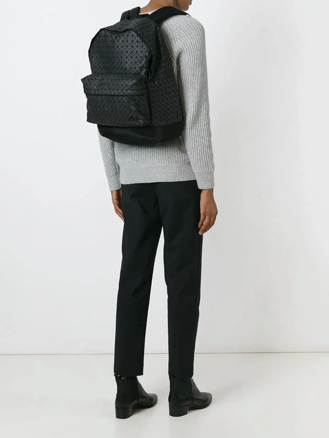 Bao Bao Issey Miyake Matte Black Cart Backpack