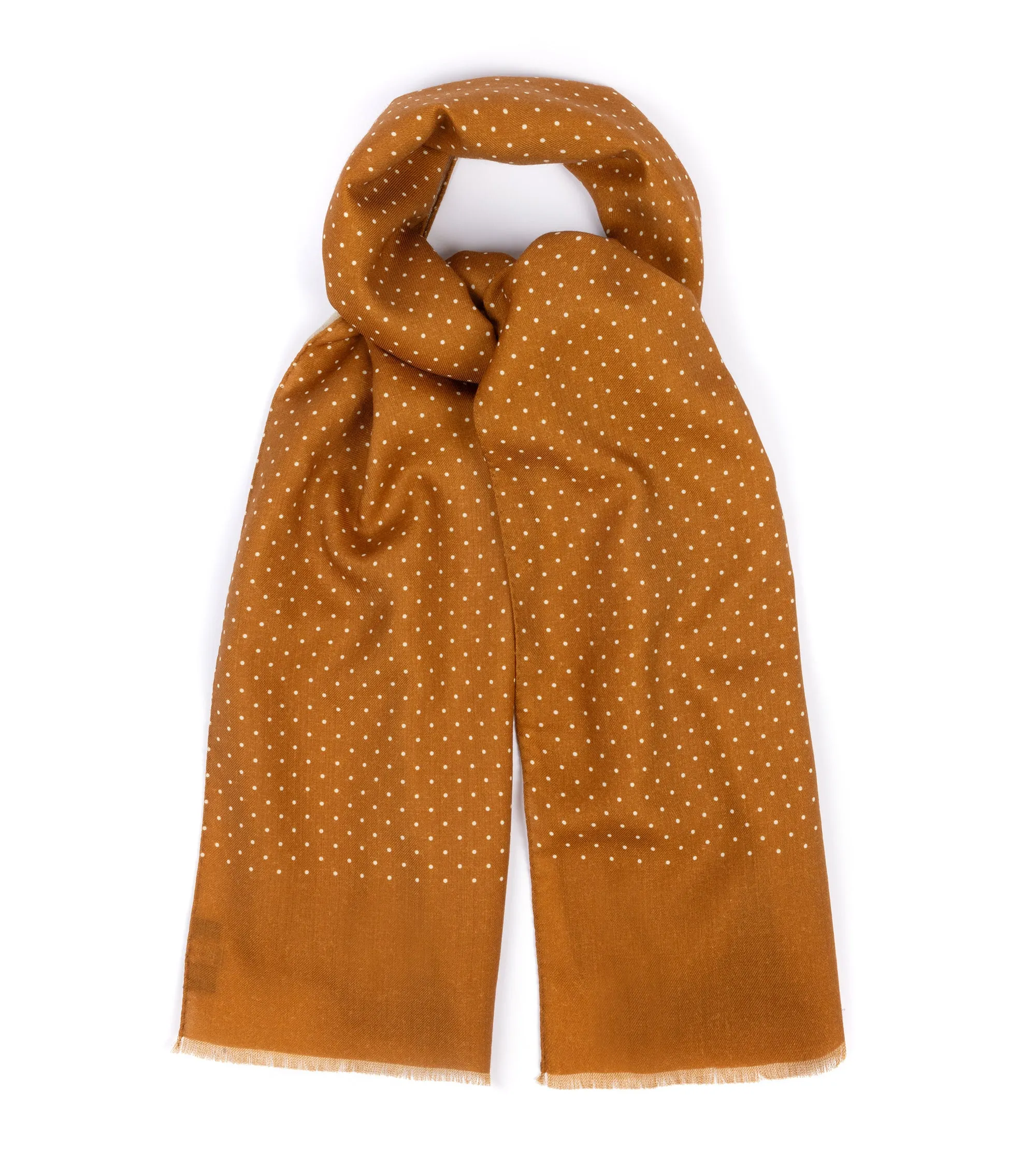 Bigi Lightweight Wool Scarf: Mustard