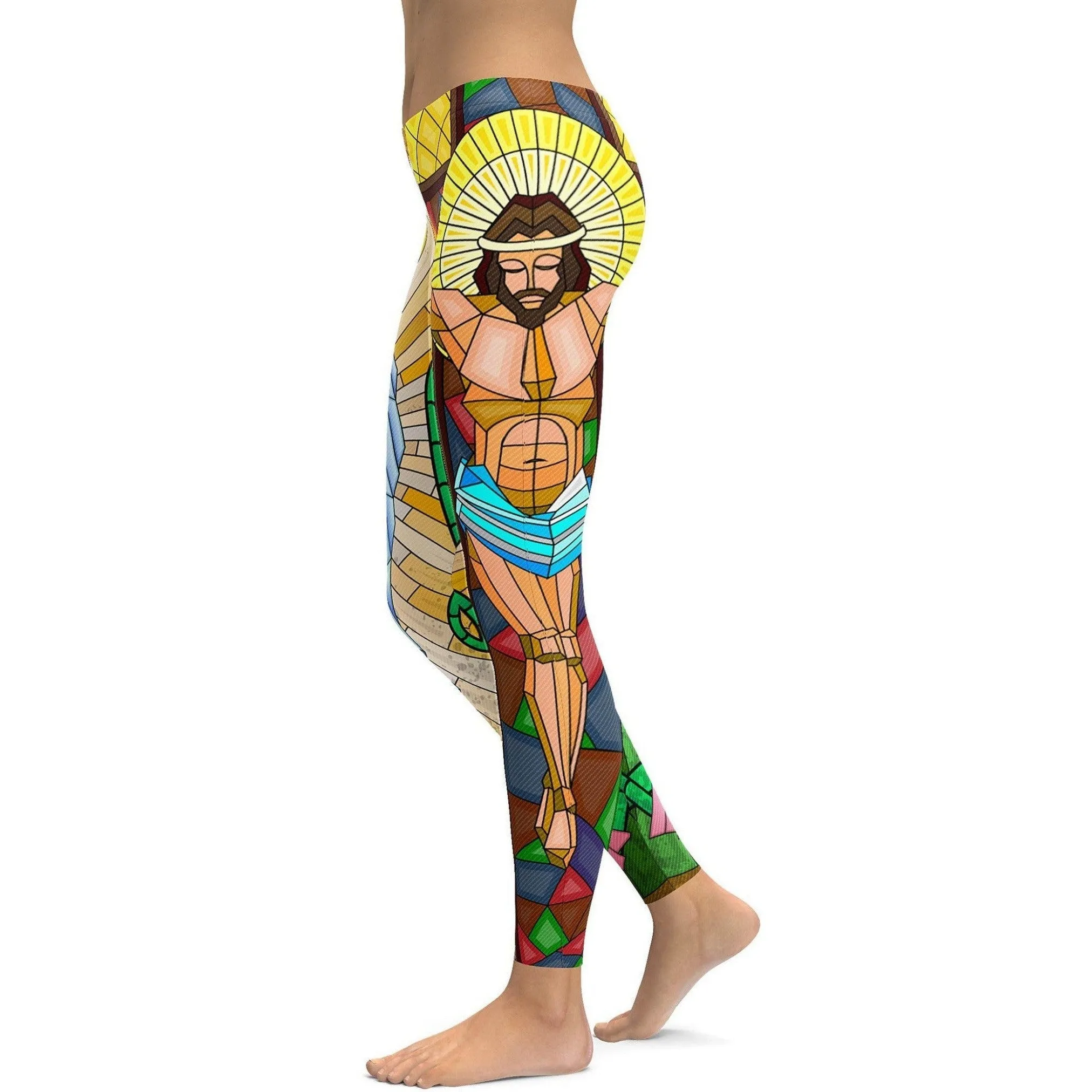 Birth and Death of Jesus Leggings