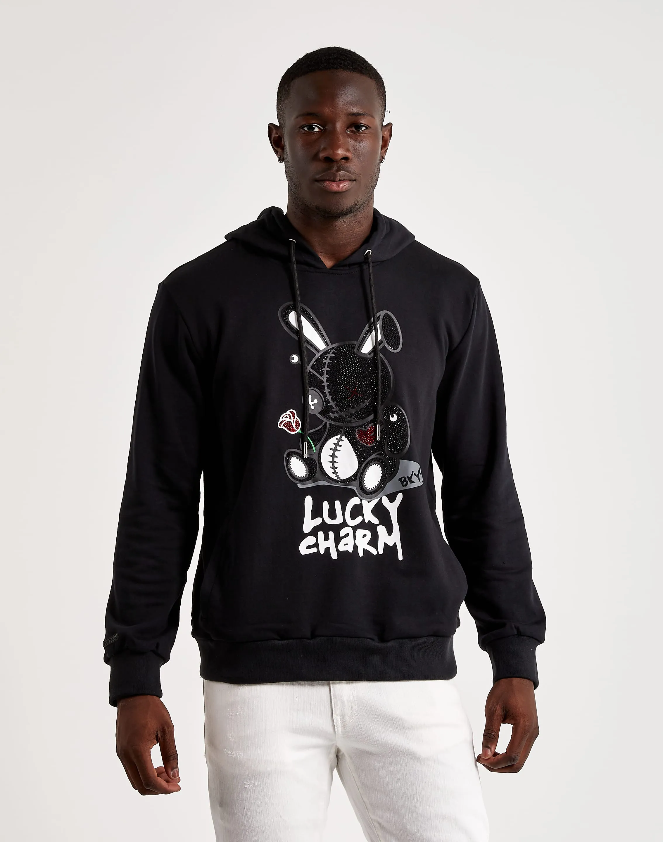 BKYS Rhinestone Lucky Charm Hoodie