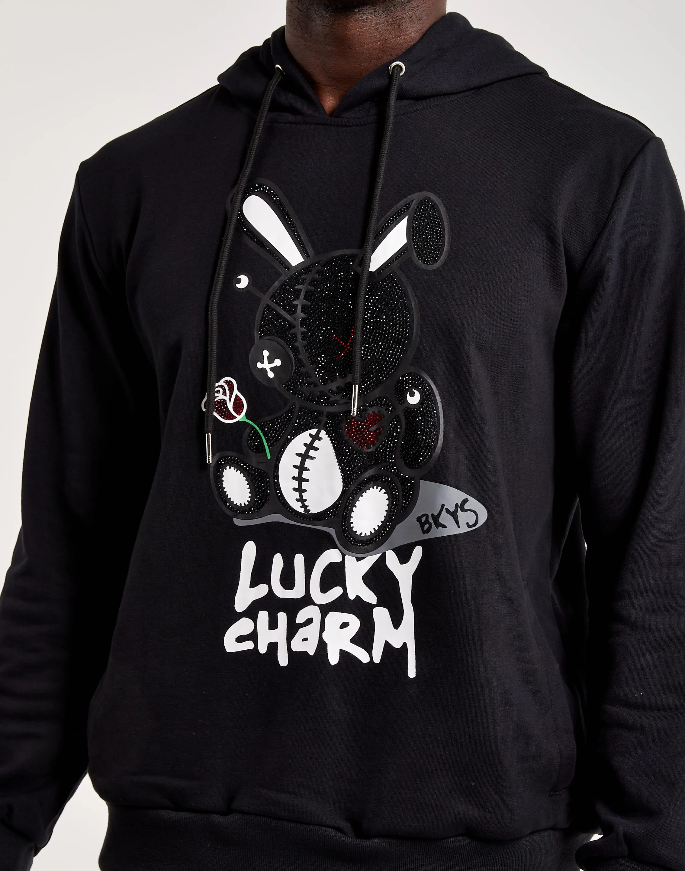 BKYS Rhinestone Lucky Charm Hoodie