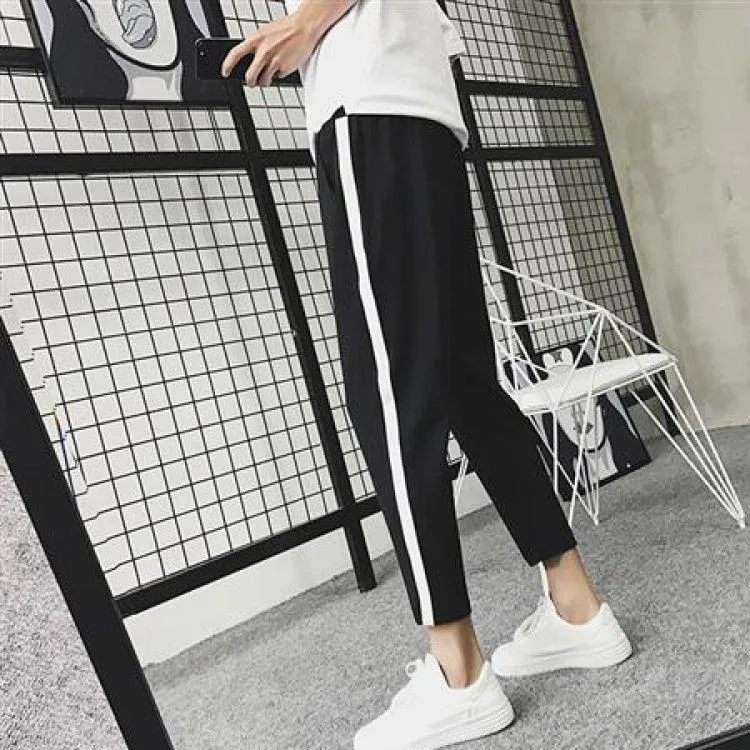 Casual Pants Men Student Korean Trendy All-Matching Sport Teens Harem Pants