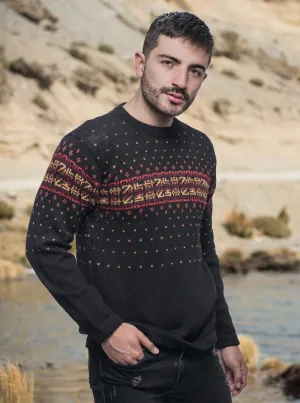 Christmas Alpaca Sweater for Men