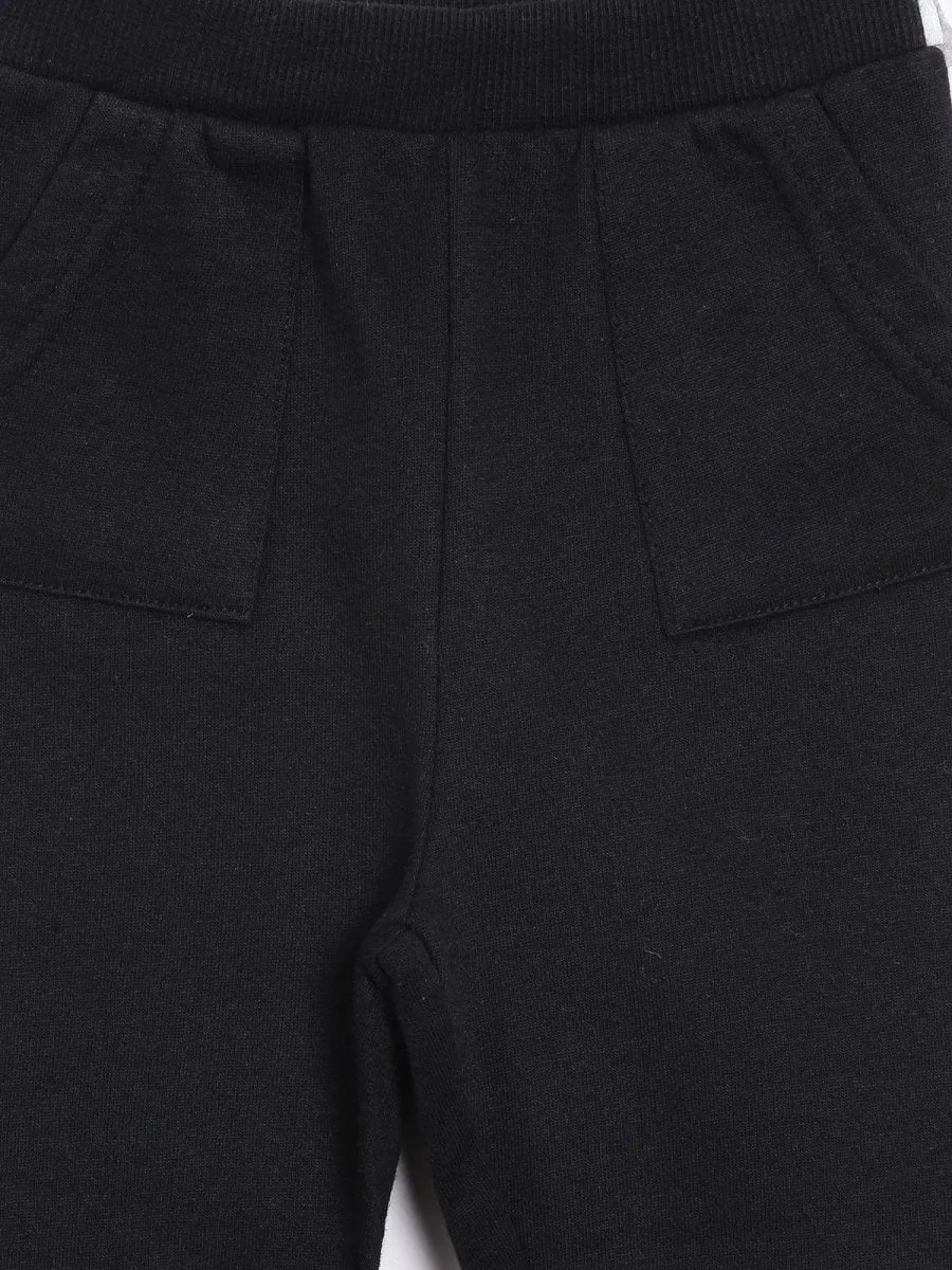 Combo of 2 Sweatpants- Navy Blue and Black