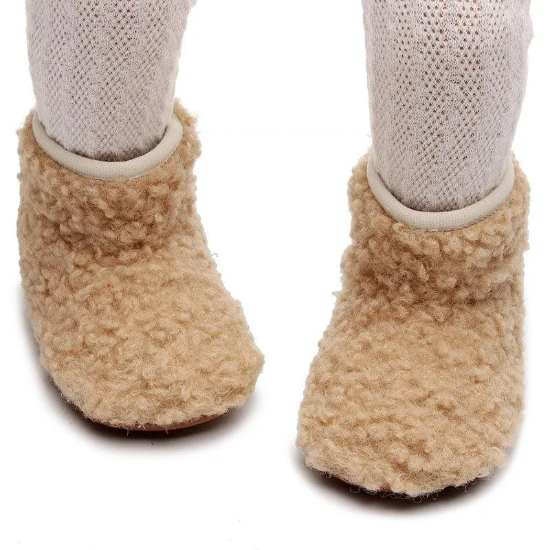 CozySteps Baby Fleece-Lined Cotton Boots – Warm Non-Slip Toddler Shoes