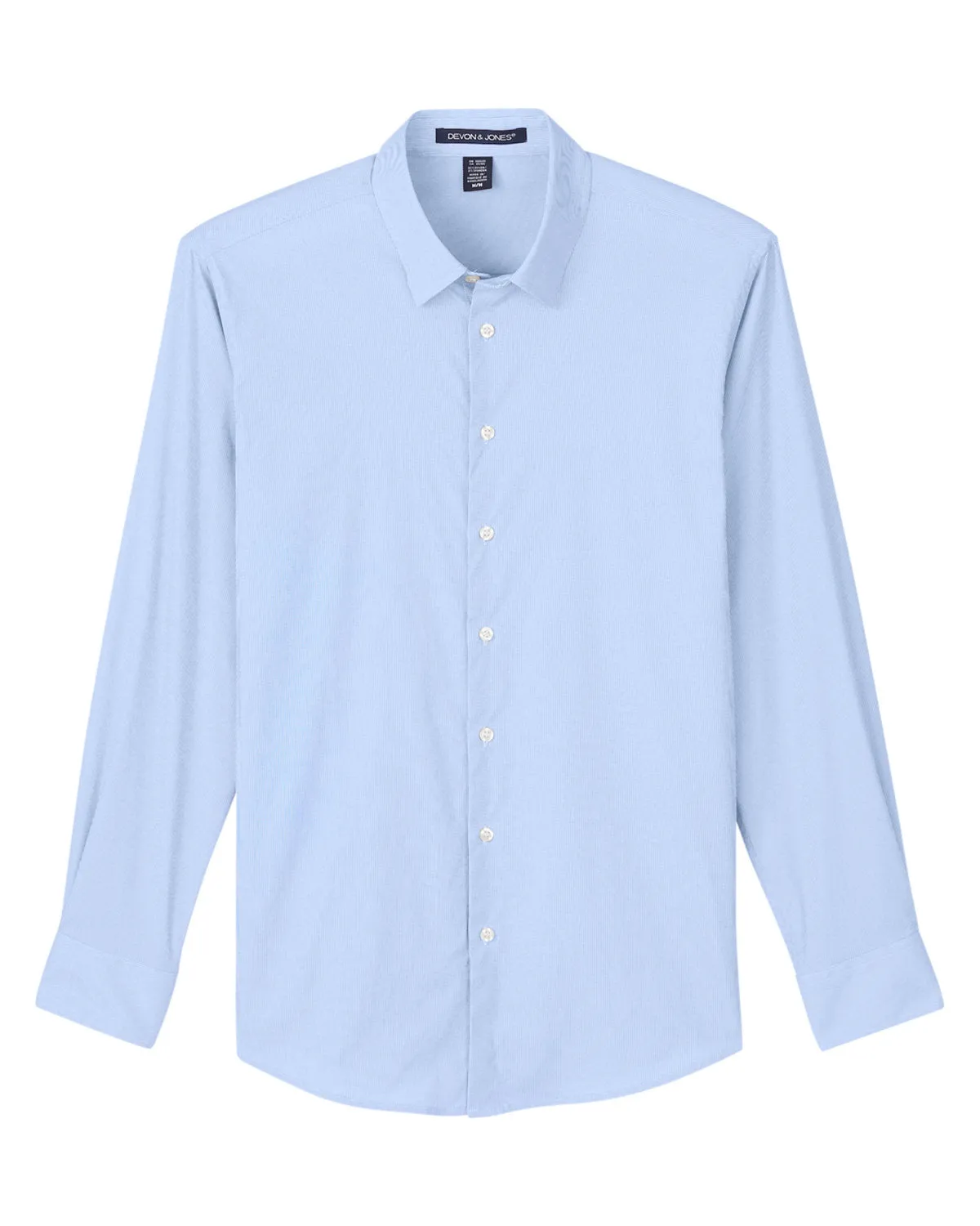 Devon & Jones CrownLux Performance Men's Microstripe Shirt