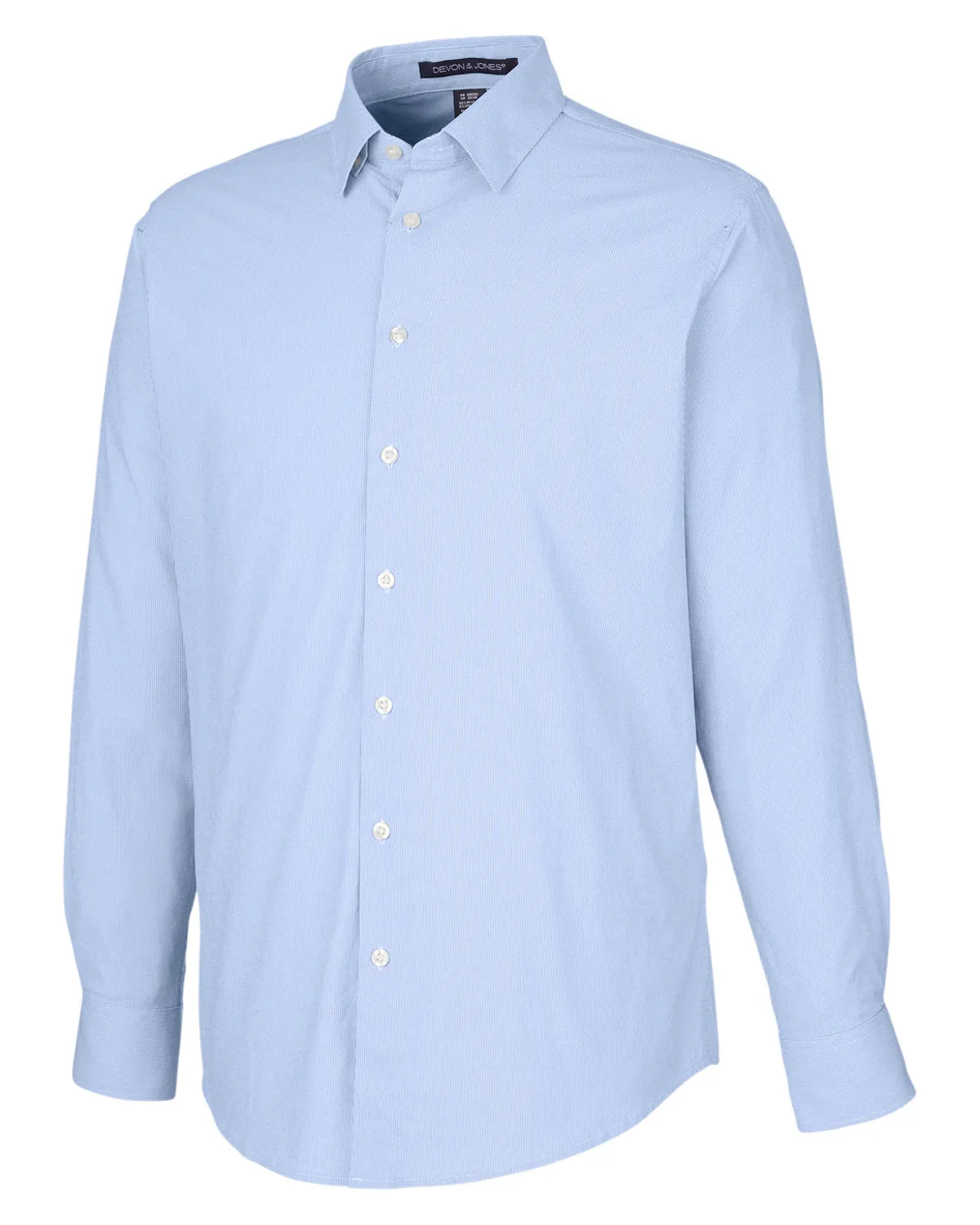 Devon & Jones CrownLux Performance Men's Microstripe Shirt