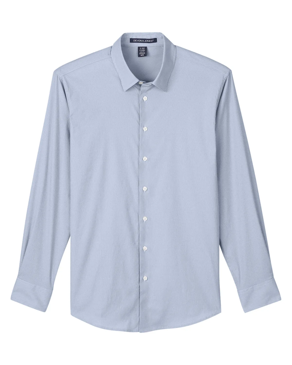 Devon & Jones CrownLux Performance Men's Microstripe Shirt