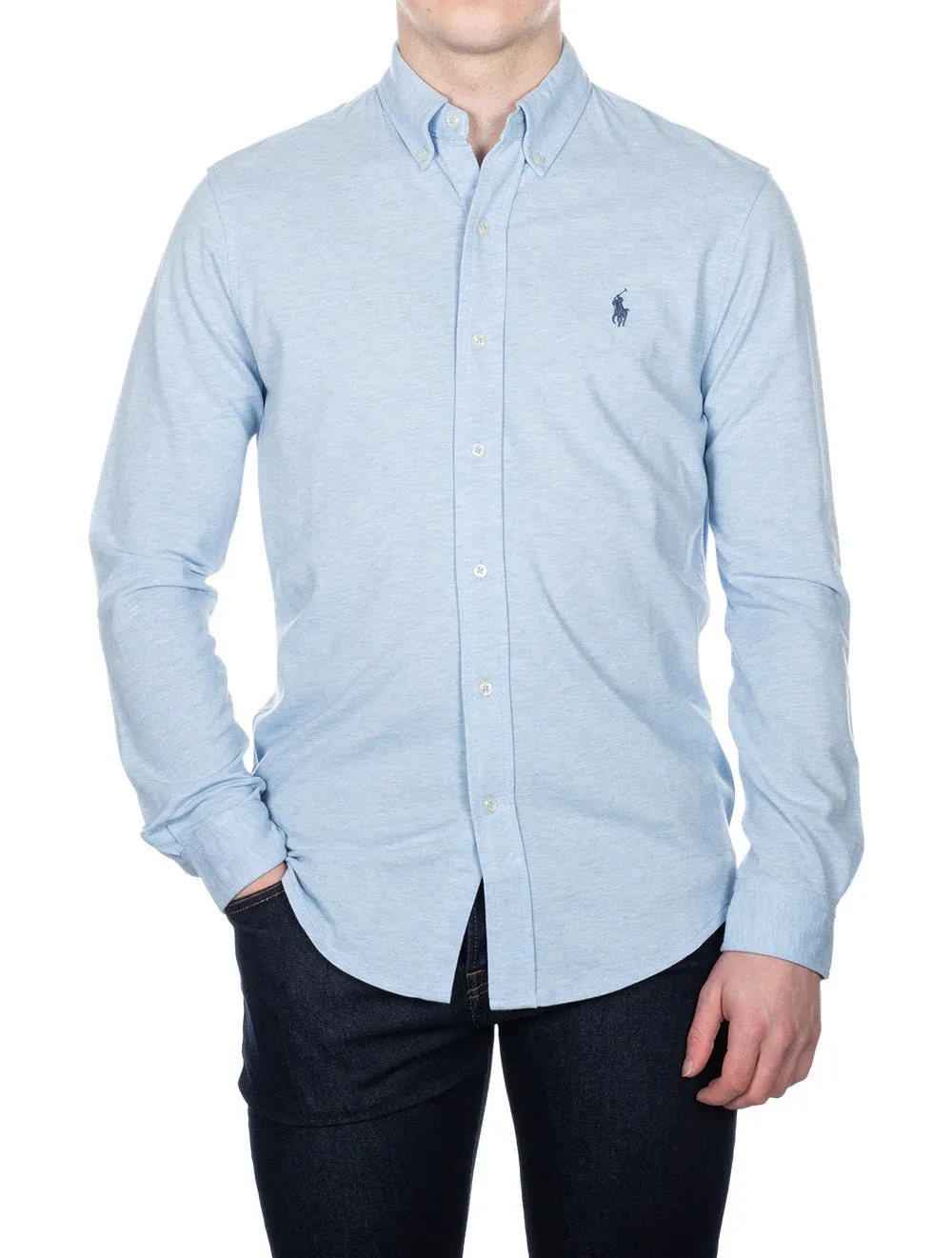 Featherweight Long Sleeve Mesh Shirt Blue