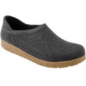 Grizzly Leather Heel | Wool | Charcoal