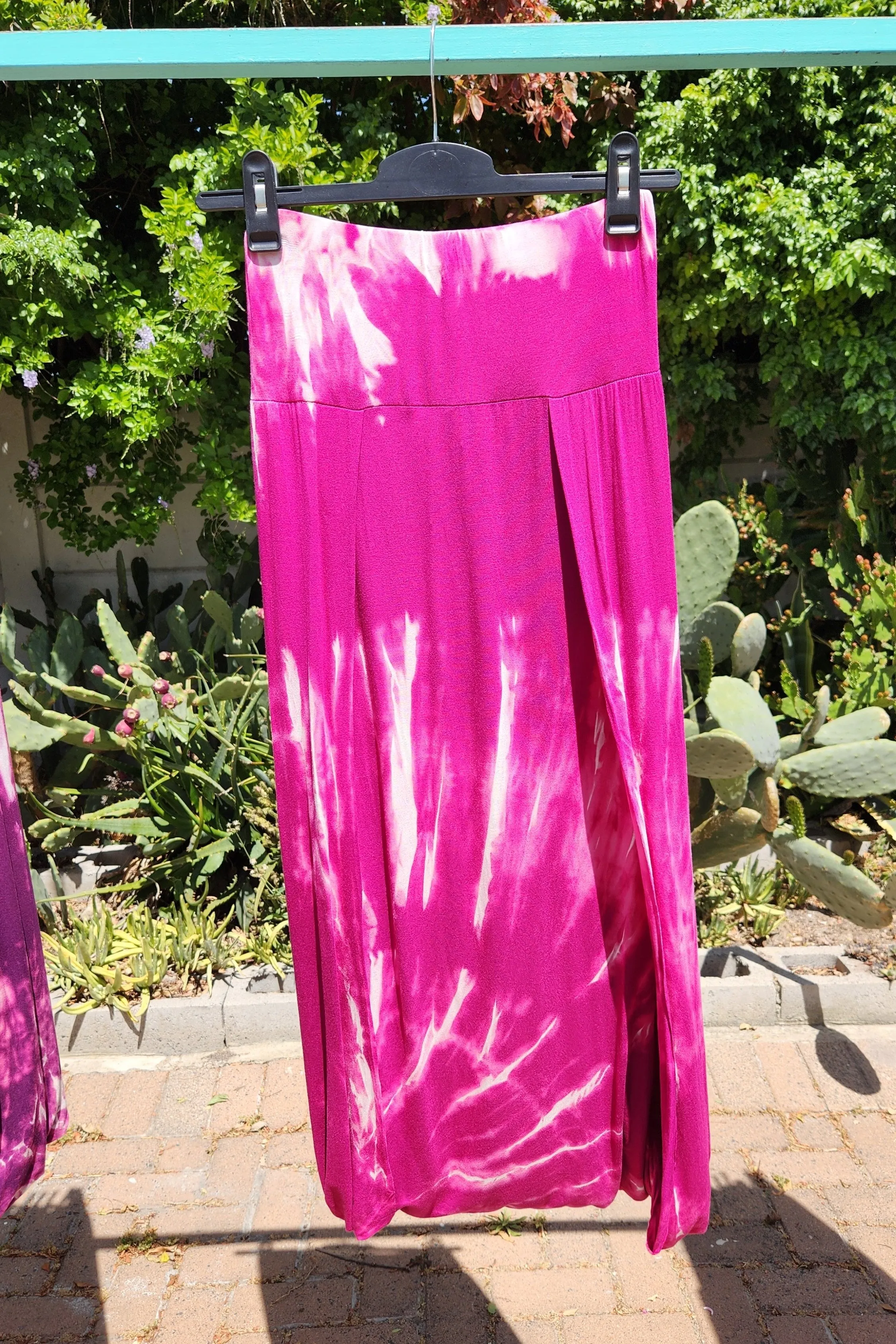 Infinity Skirt Tie-Dye - Fuchsia