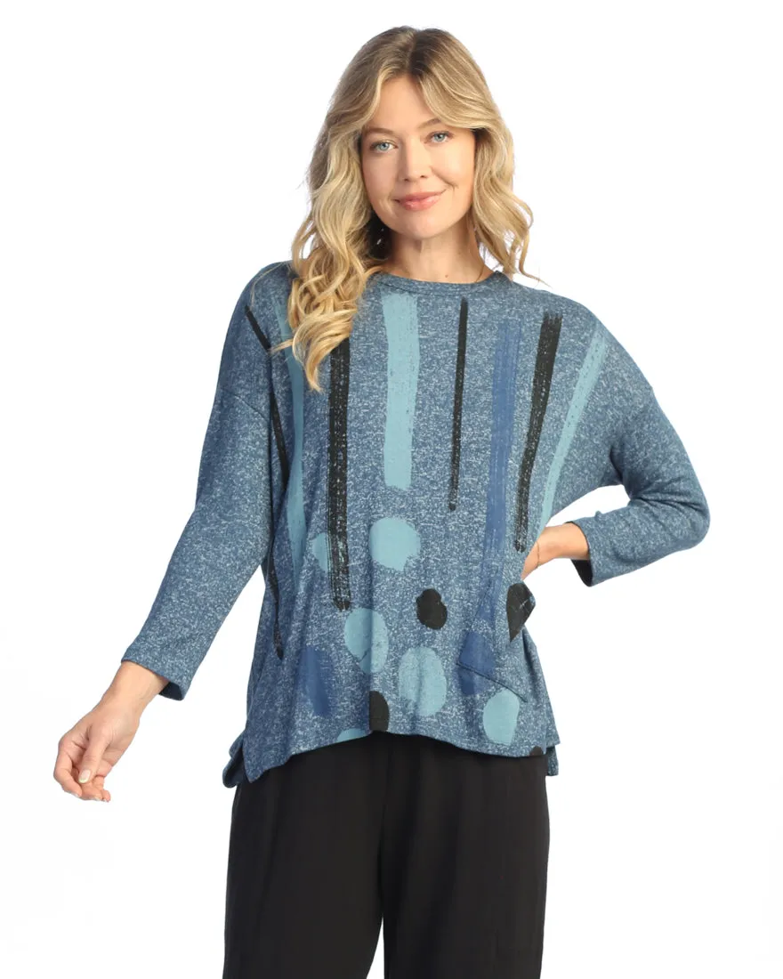 Jess & Jane "Drizzle" Soft Knit Tunic Top - GB1-2032