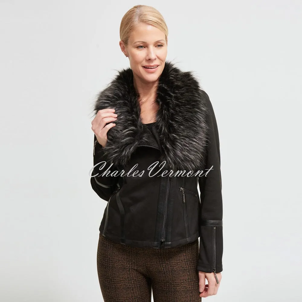 Joseph Ribkoff Faux Suede Jacket – Style 213955