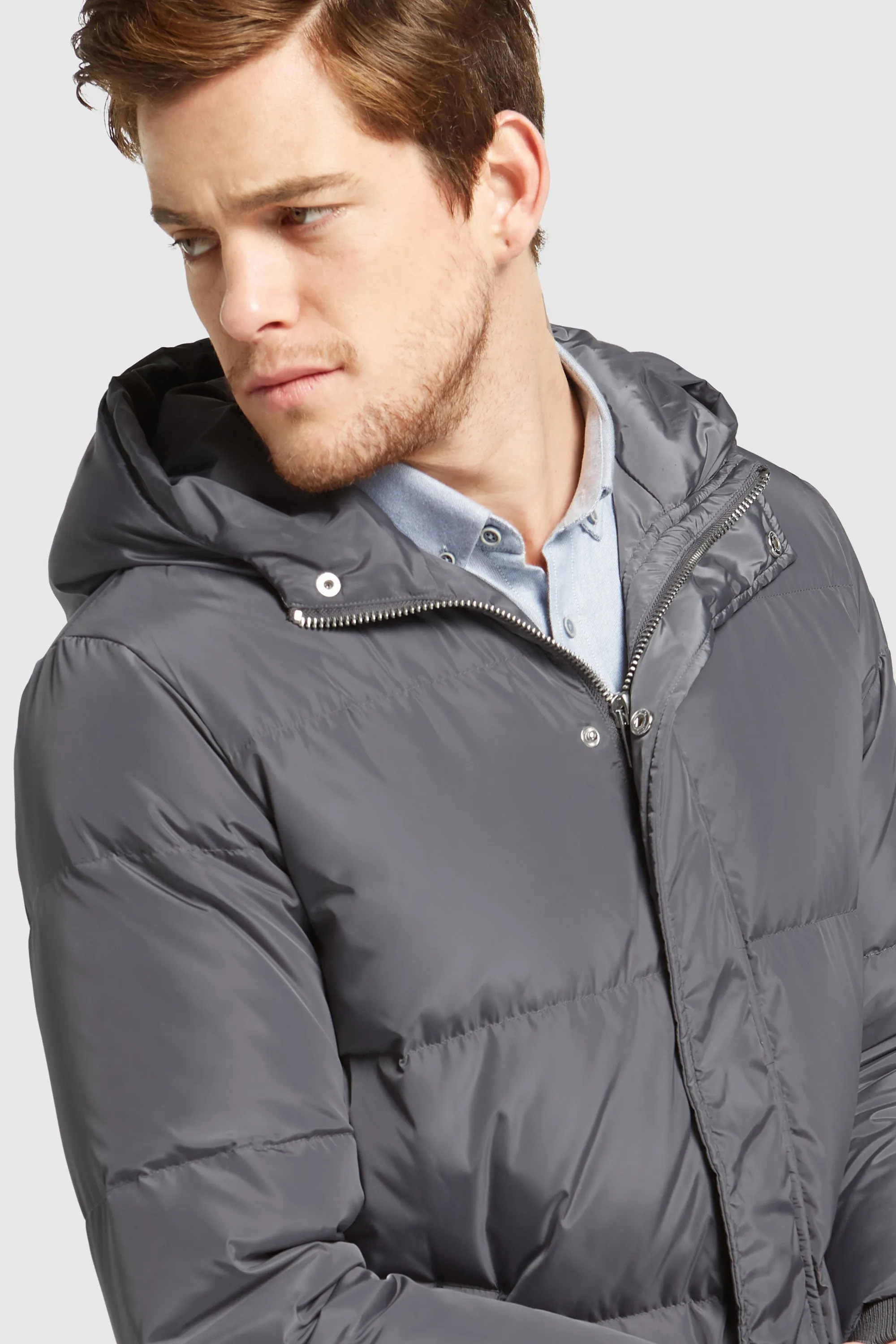 Knee Length Winter Thickened Down Jacket