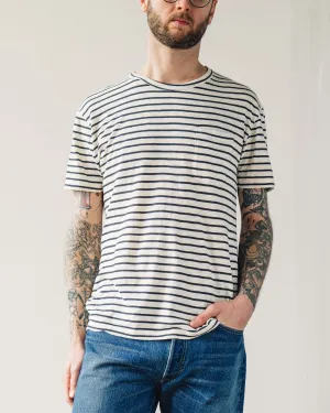 La Paz Guerreriro Tee, Navy Stripe