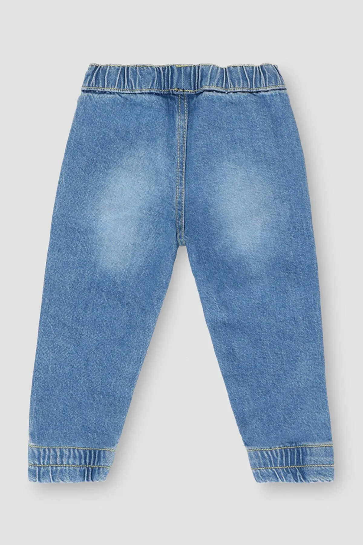 Light Wash Denim Jogger For Baby Boy - Light Blue