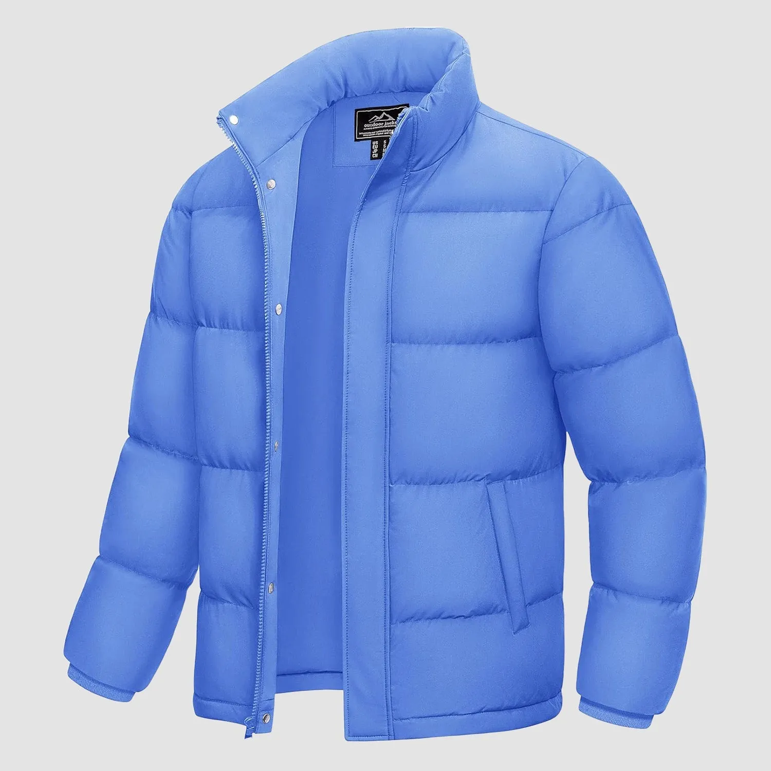 Men's Down Jacket Warm Puffer Jacket Winter Coats Water Resistant Windproof Insulated Jacket