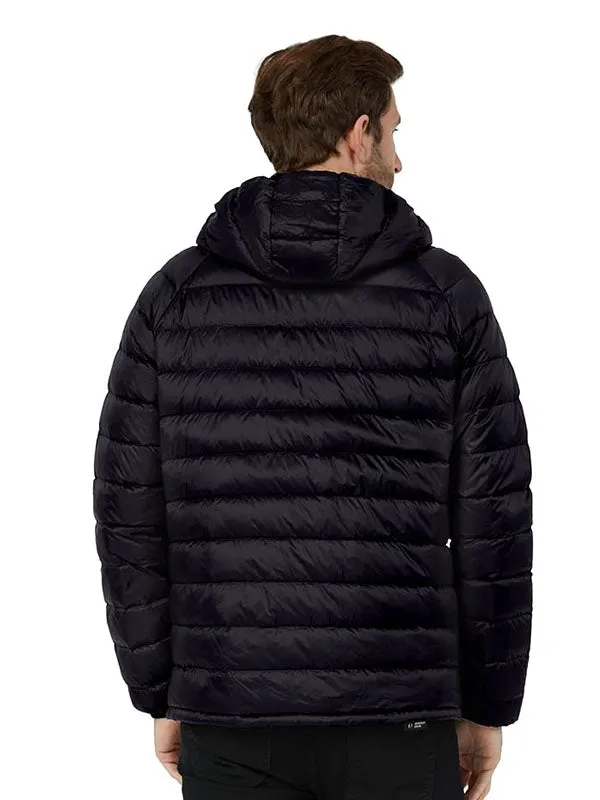 Men's Winter Jacket Hooded Lightweight Winter Coat Packable Puffer Jacket