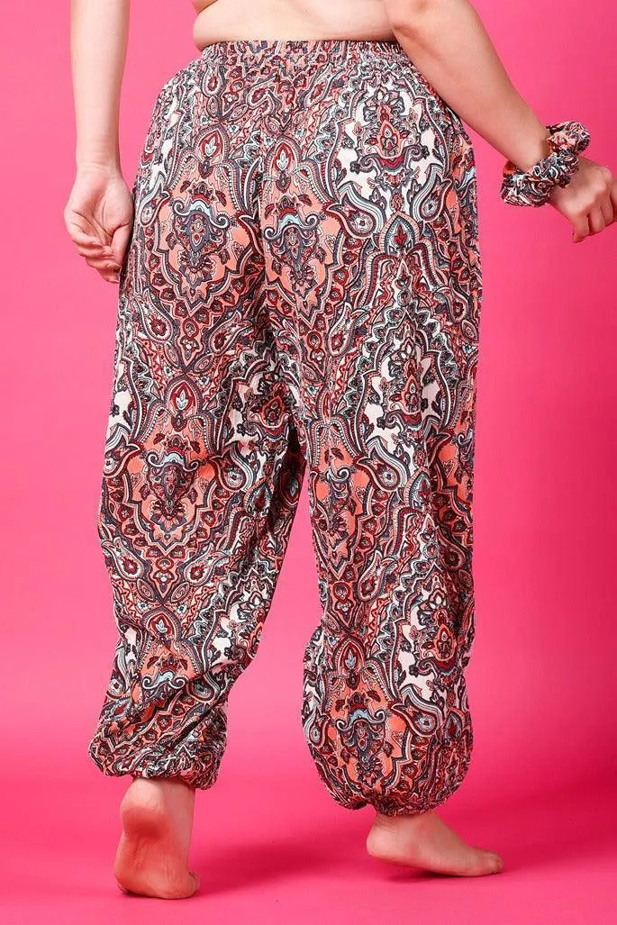 Multicolored Ethnic Printed Harem Pants