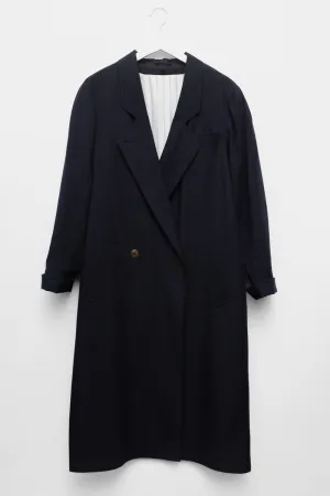 NIGHTBLUE WOOL VINTAGE TRENCH COAT