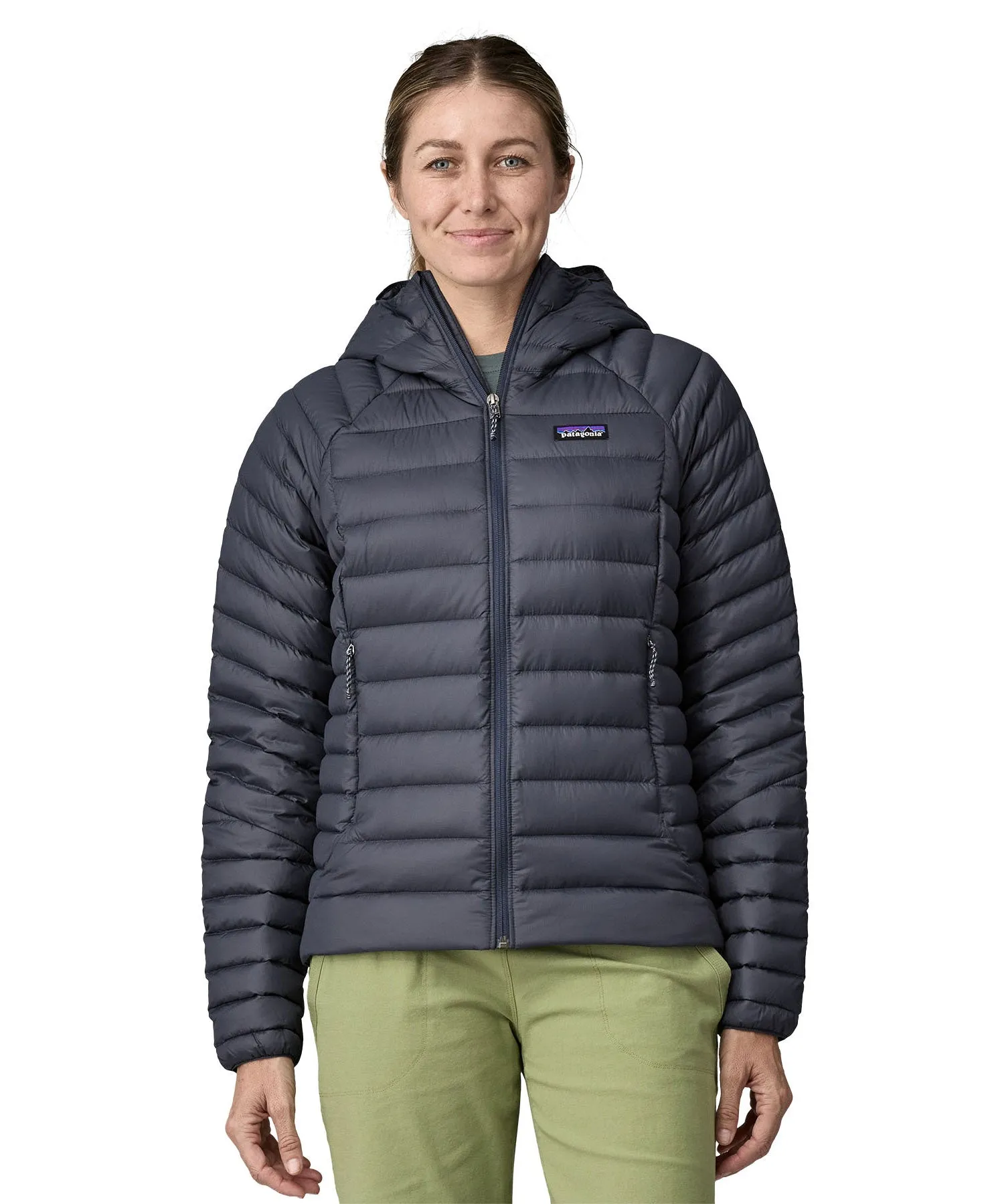 Patagonia Women's Down Sweater Hoody - Smolder Blue