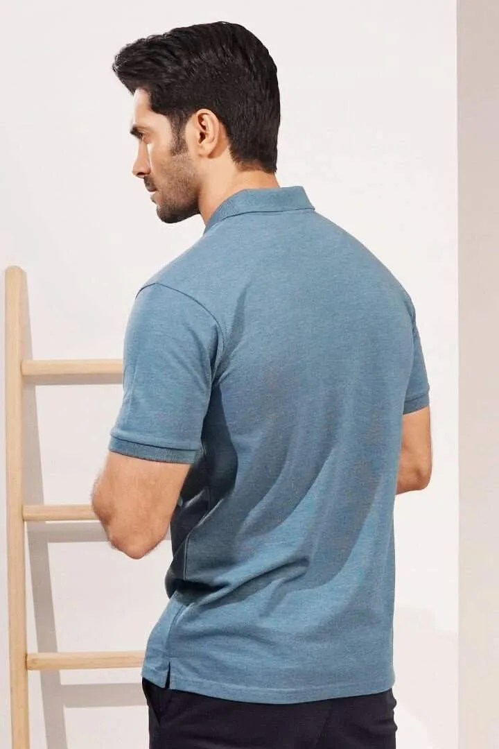 Polo Shirt - Ocean Blue