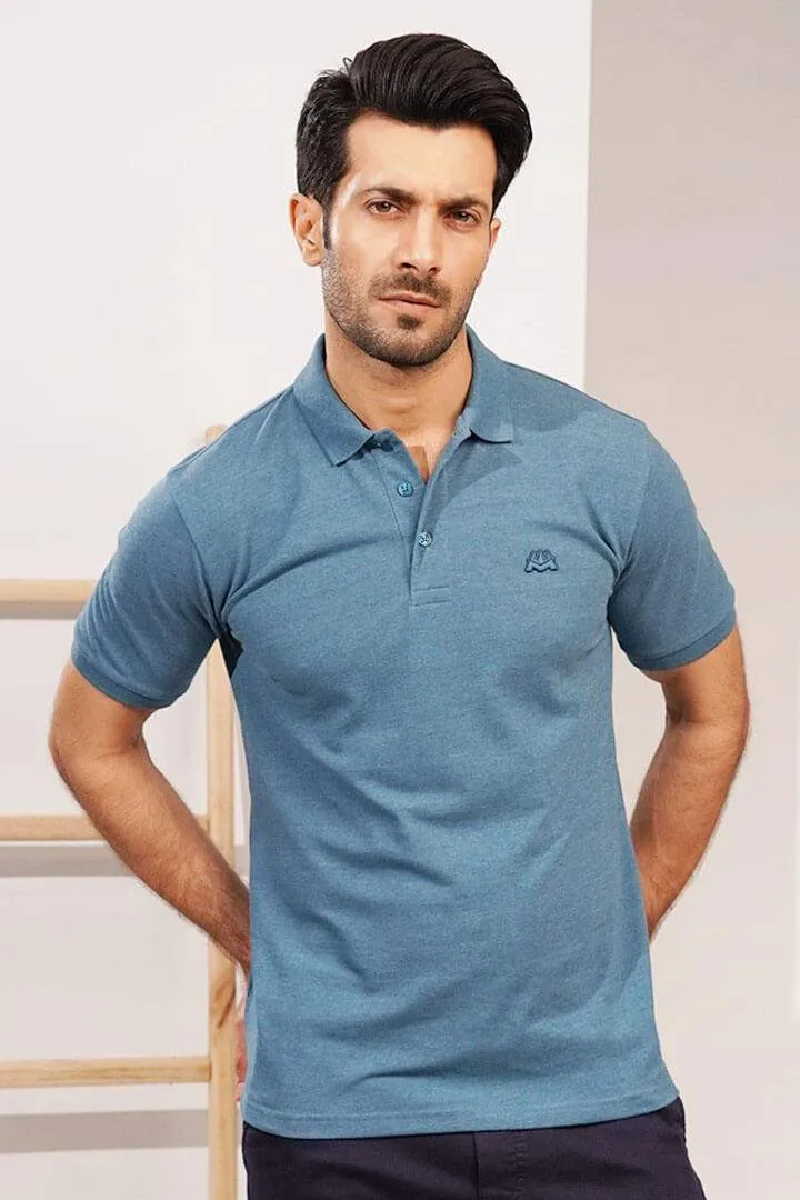 Polo Shirt - Ocean Blue