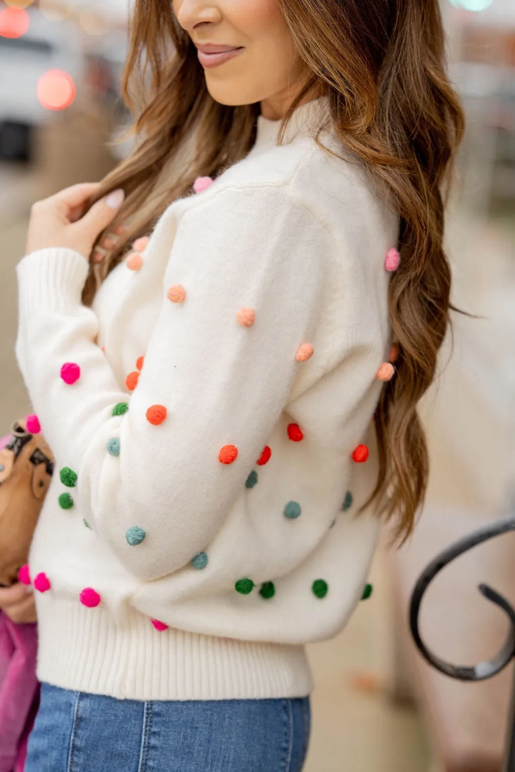 Pom Pom Sweater