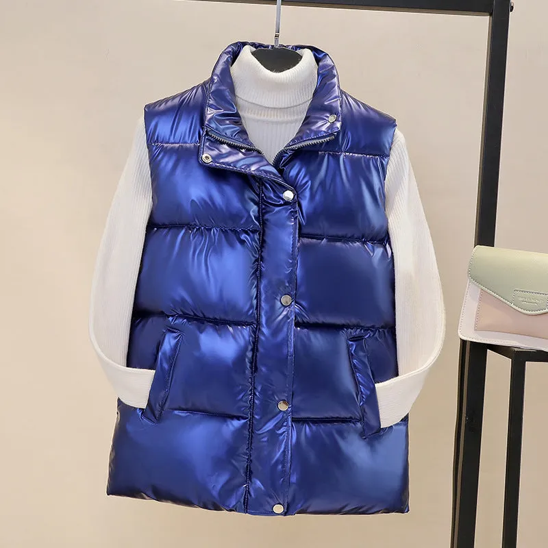 Pre Order:  Glossy Bright Puffer Vest