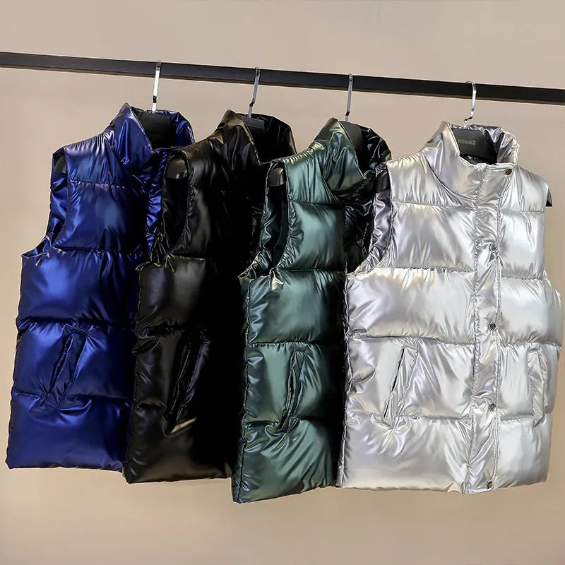 Pre Order:  Glossy Bright Puffer Vest