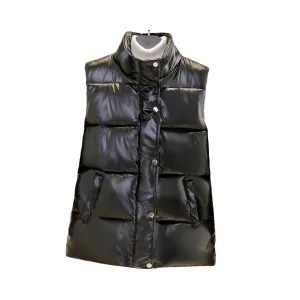 Pre Order:  Glossy Bright Puffer Vest