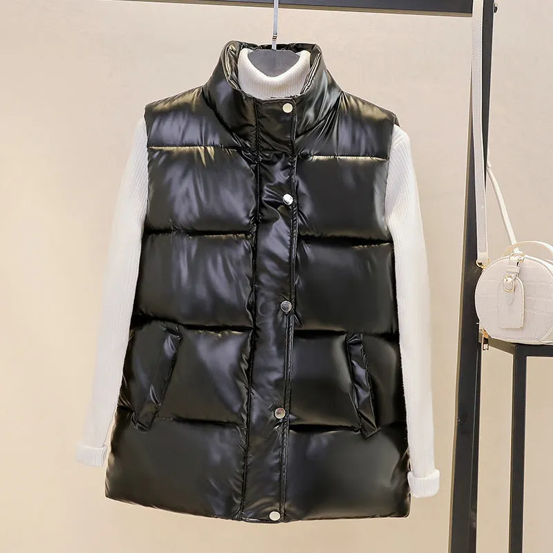 Pre Order:  Glossy Bright Puffer Vest