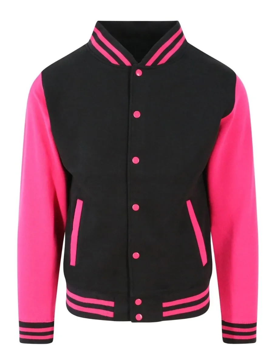 R240 Back Fastening Varsity Jacket - Adult