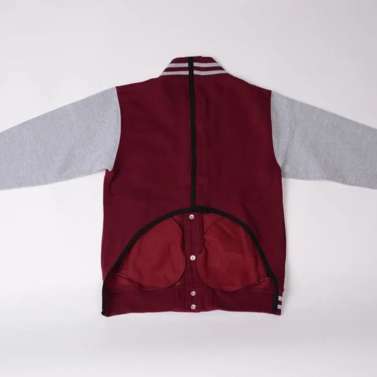 R240 Back Fastening Varsity Jacket - Adult