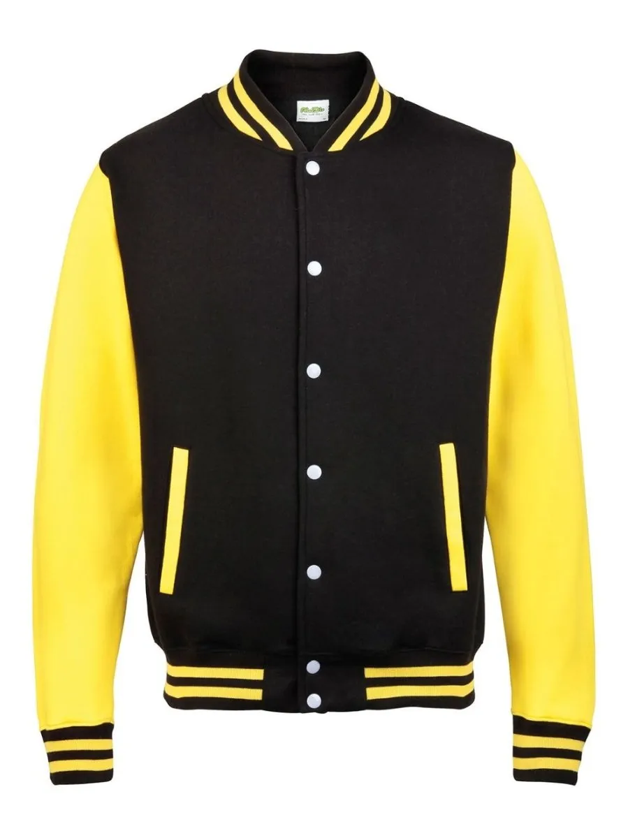 R240 Back Fastening Varsity Jacket - Adult