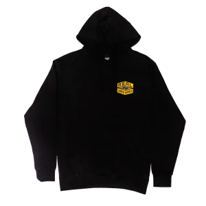 REAL Shred Supply Hooded Sweatshirt-Black