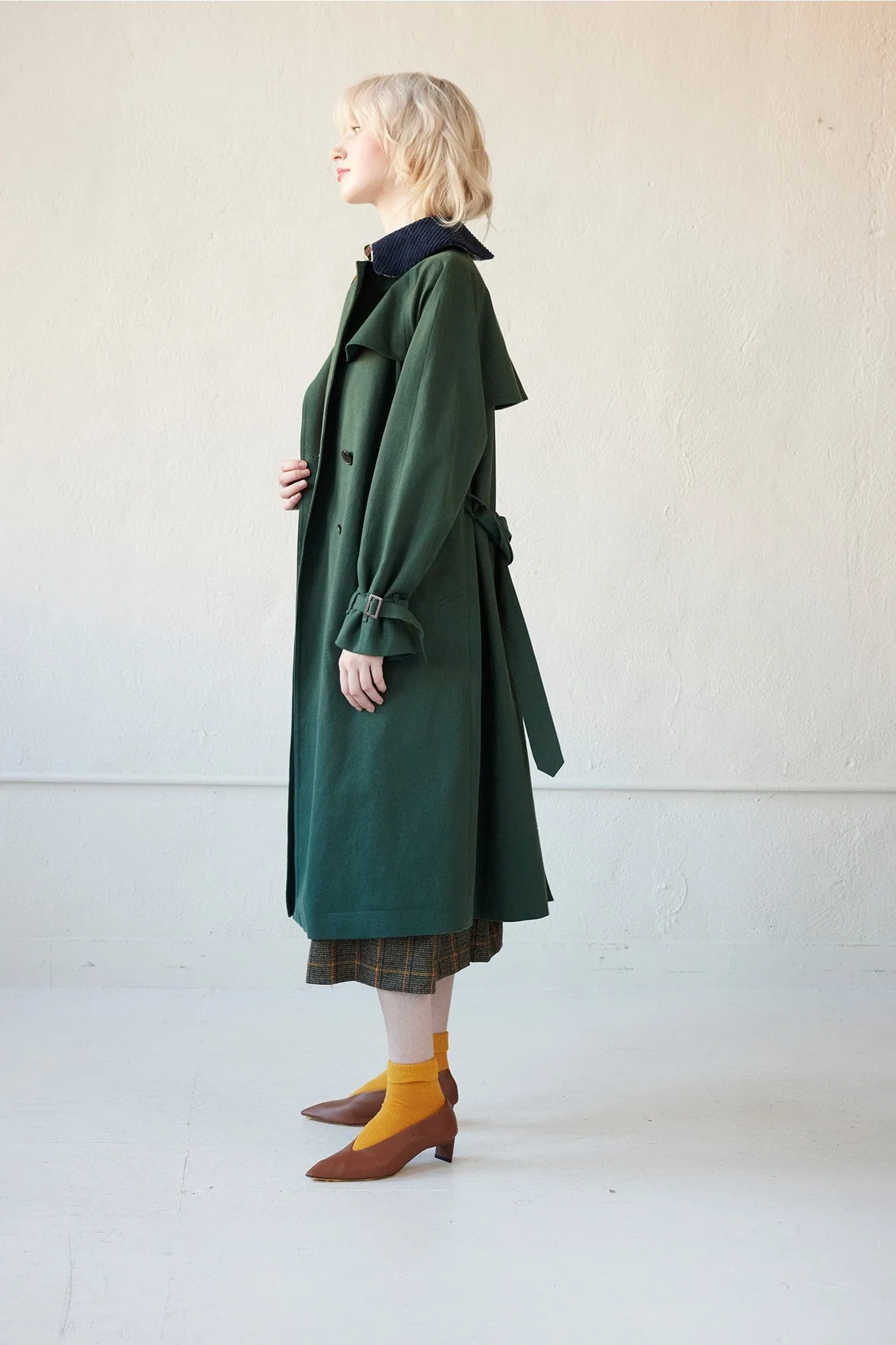 Regine Trench Coat in Cotton Twill