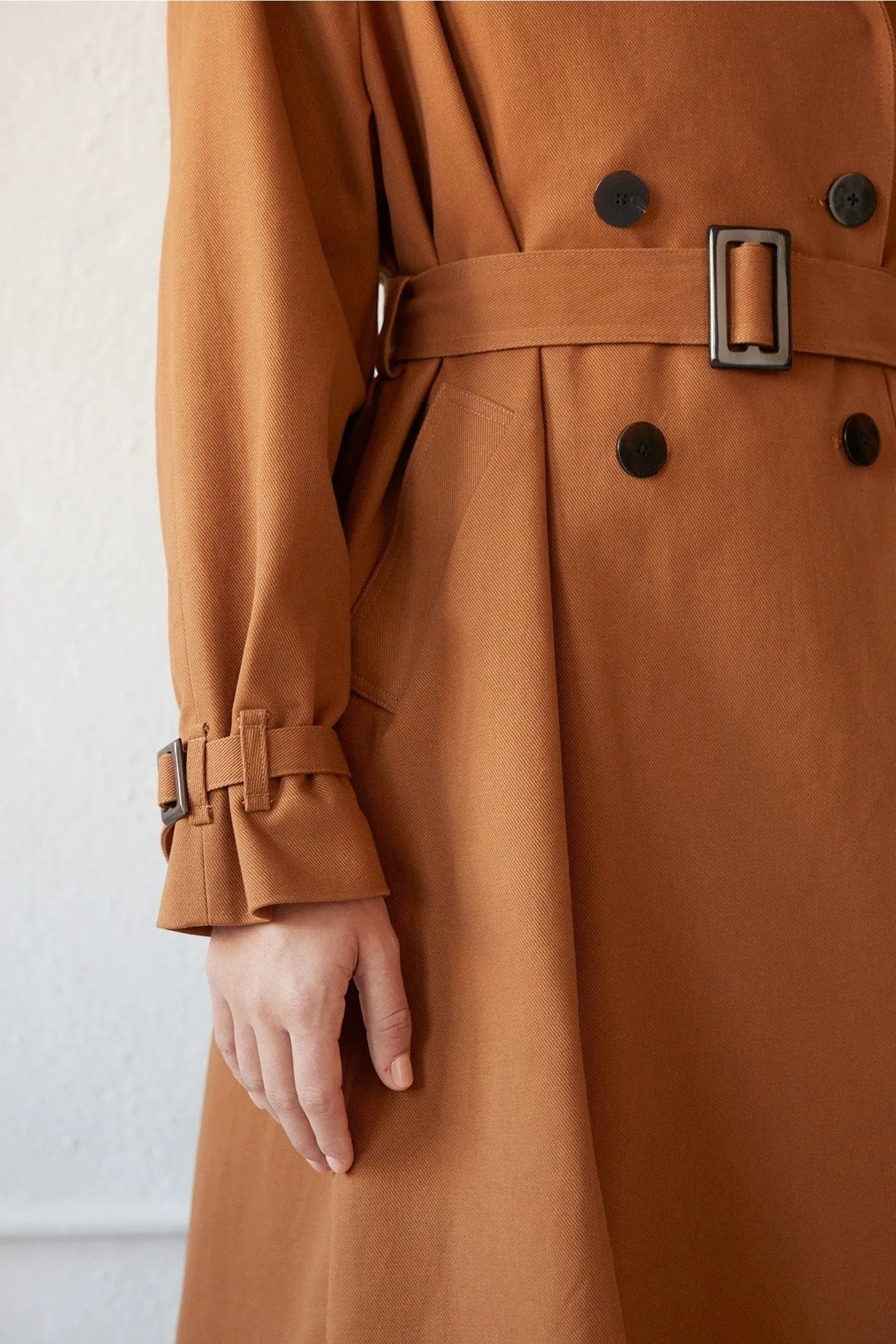 Regine Trench Coat in Cotton Twill