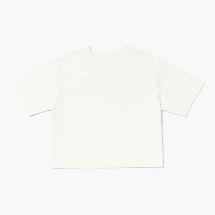 Relaxed Crop Tee (Bone)