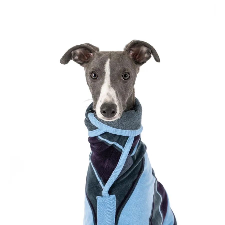 Ruff and Tumble Dog Drying Coat - Blue Harbour