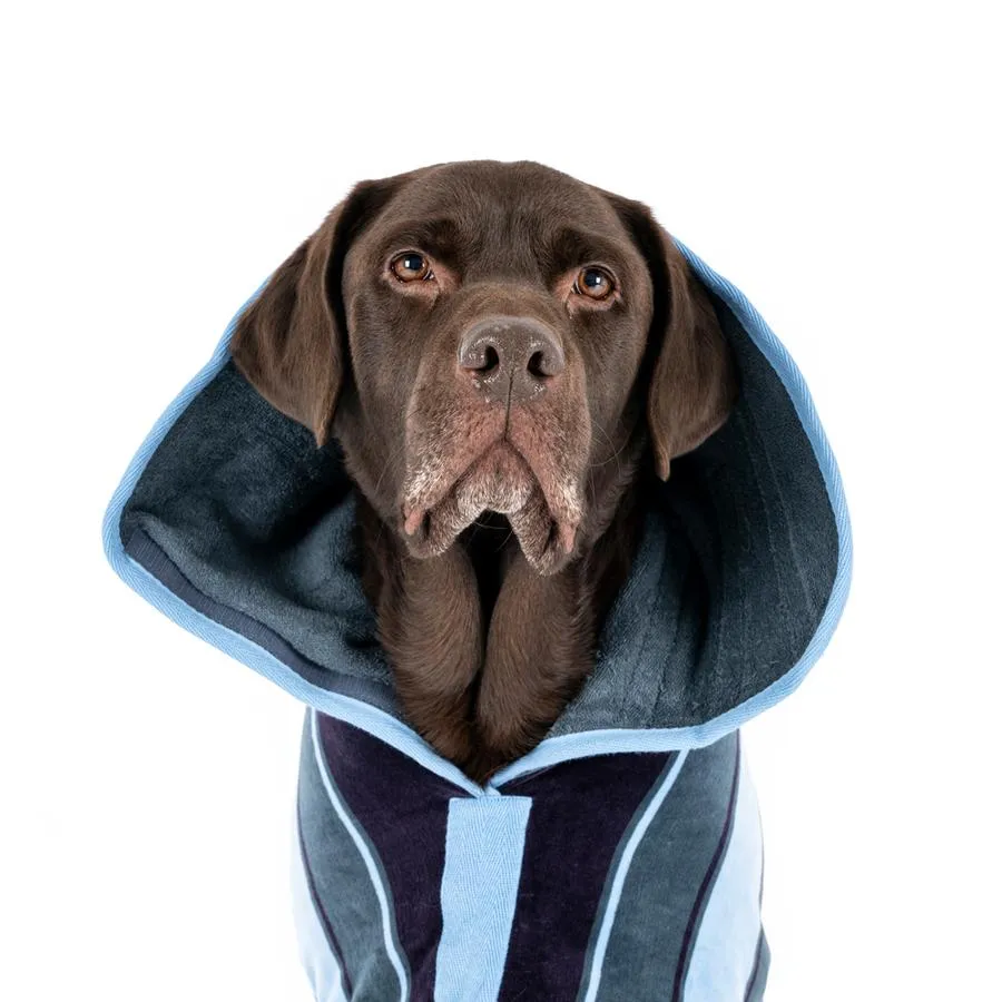 Ruff and Tumble Dog Drying Coat - Blue Harbour