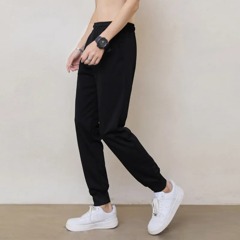 Scales Matching Pants Men Casual Korean Long Trendy Straight Quick Dry Sporty Pants