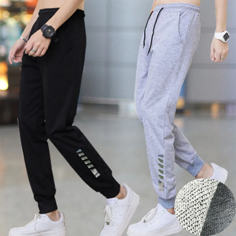 Scales Matching Pants Men Casual Korean Long Trendy Straight Quick Dry Sporty Pants